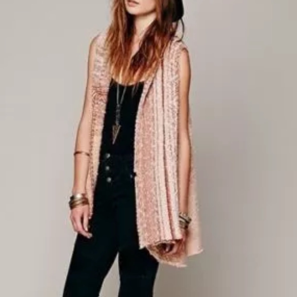 Free People In Your Arms Cardigan Sweater Vest Size Medium